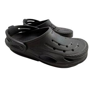 Crocs Adult Off Grid Clogs Black Outdoor Beach Casual Unisex Mens 8 Womens 10